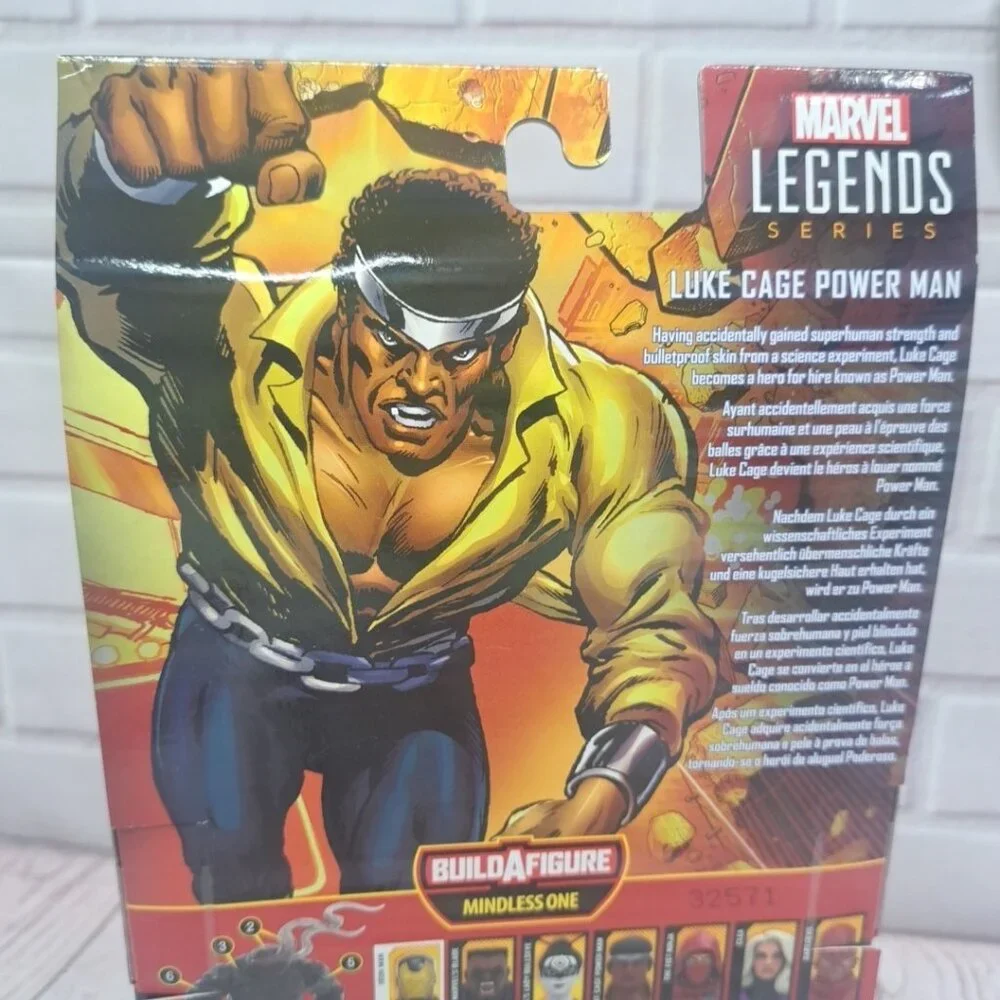 Marvel Legends Marvel Knights Luke Cage 6”Action Figure Mindless One BAF Sealed - Picture 4 of 6